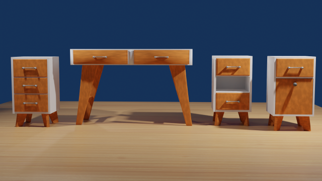 living room furniture 2 Modelo 3D .c4d .max .obj .3ds .fbx .stl .blend 