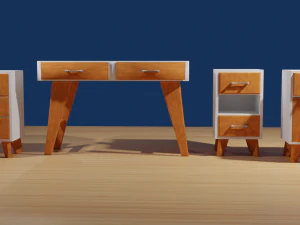 meubles de salon 2 Modèle 3D