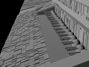 imperial warship 3D मॉडल