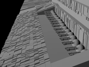 imperial warship 3D Model