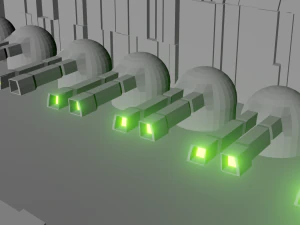 imperial warship 3D Model