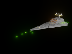 imperial warship 3D मॉडल