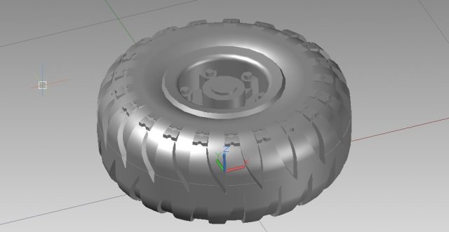 wheels for kraz 260 m1-15 Modelo 3D .c4d .max .obj .3ds .fbx .stl .blend 