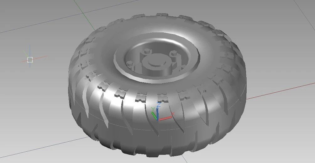 wheels for kraz 260 m1-15 3D Model .c4d .max .obj .3ds .fbx .stl .blend 