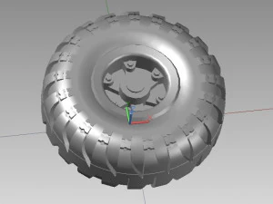 wheels for kraz 260 m1-15 3D Model