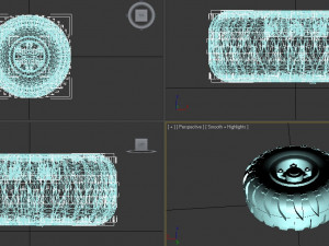 wheels for kraz 260 m1-15 Modelo 3D