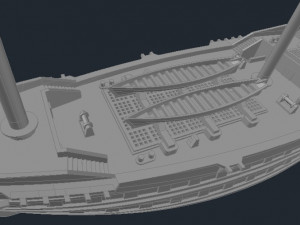 the ship is a dangerous merchant 3D Model
