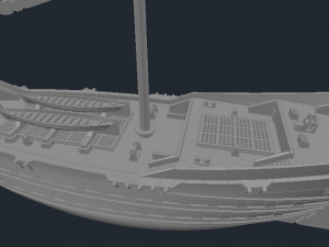 the ship is a dangerous merchant 3D Model