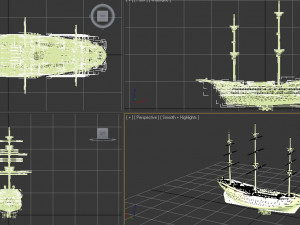 the ship is a dangerous merchant 3D Model