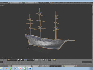 the ship is a dangerous merchant 3D Model