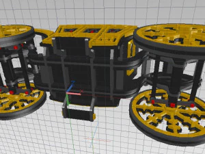 carruagem automotora Modelo 3D