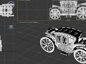 self-propelled carriage Model 3D