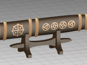 xiphos blade 3D Model