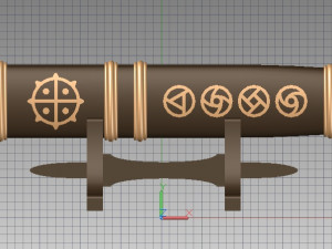 xiphos blade 3D Model