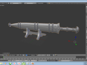 xiphos blade 3D Model