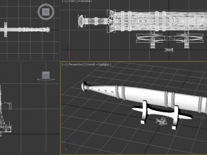 xiphos blade 3D Model