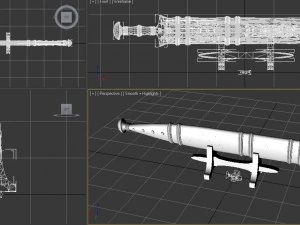 xiphos blade 3D Model