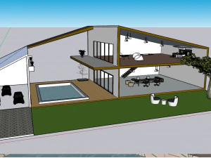 open space workshop concept 3D Model