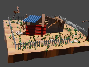 abandoned house 3D Model