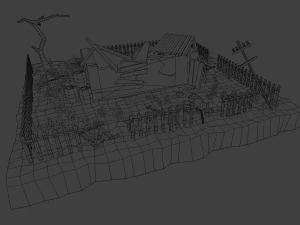 abandoned house 3D Model