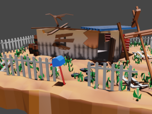 abandoned house Modèle 3D