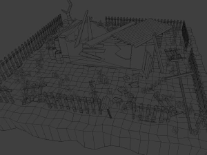 abandoned house 3D Model
