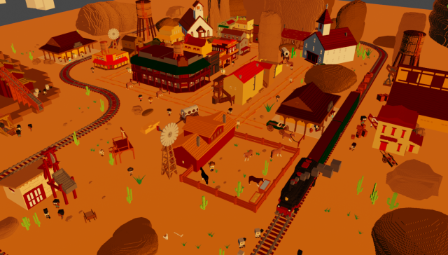 western voxel ultimate pack 3D Модель .c4d .max .obj .3ds .fbx .stl .blend 