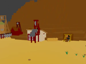 western voxel pack 2 - mine 3D Model