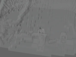 western voxel pack 2 - mine 3D Model