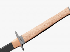 damaged katana 3Dモデル