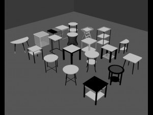 tables 3D Модель