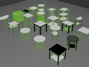 tables Modelo 3D