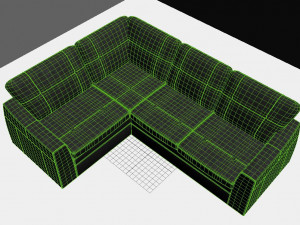 sofa 3D मॉडल
