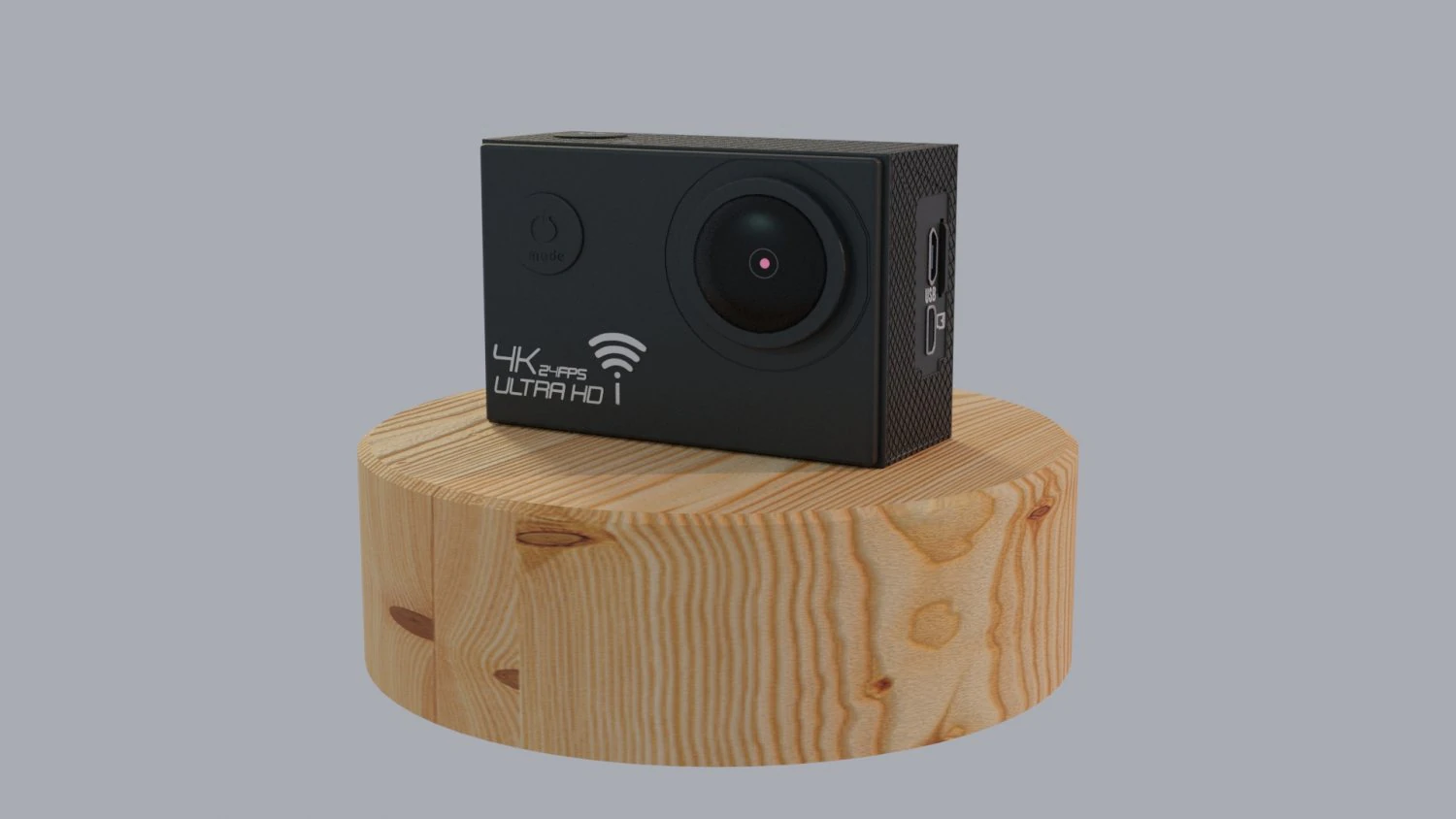 action camera 3D Model .c4d .max .obj .3ds .fbx .stl .blend 