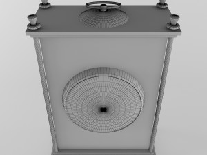 desktop clock Modèle 3D