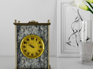 desktop clock 3D Model