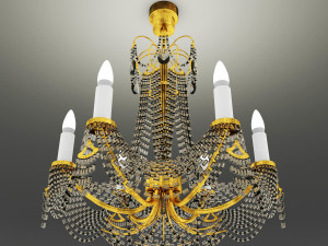 chandeliers 3Dモデル