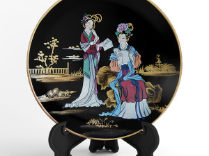 decorativeplatejapanesestyle 3D Model