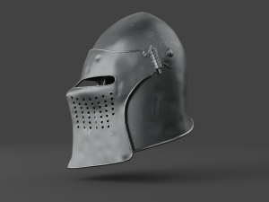 barbute helmet Modelo 3D