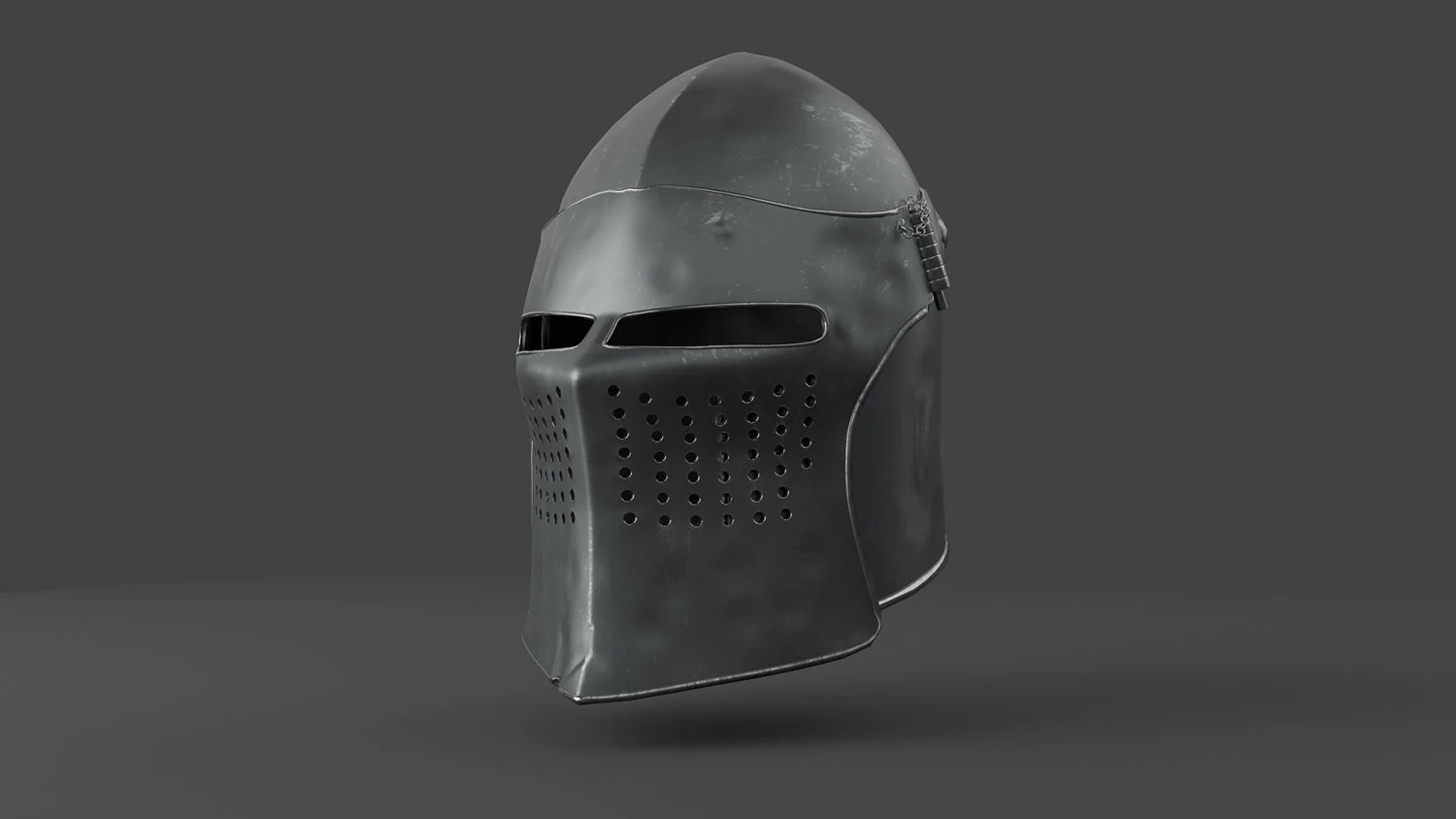 barbute helmet 3D Model .c4d .max .obj .3ds .fbx .stl .blend 