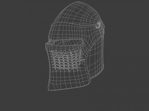 barbute helmet Modelo 3D