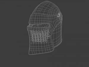 barbute helmet 3D Model