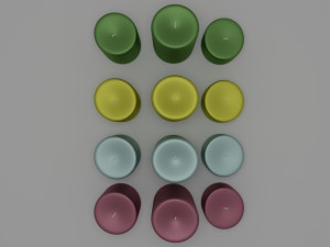 decorative candles 3Dモデル