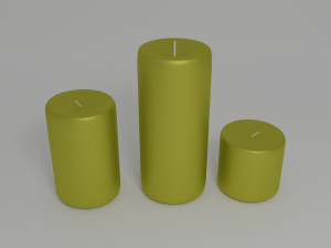 decorative candles 3Dモデル