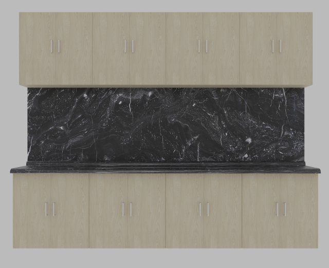 kitchen set 3D 模型 .c4d .max .obj .3ds .fbx .stl .blend 