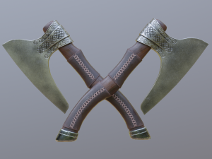 battle axe 3D Model