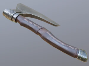 battle axe 3D Model