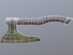 battle axe 3D Model