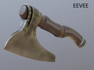 battle axe 3D Model