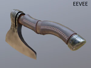 battle axe 3D Model